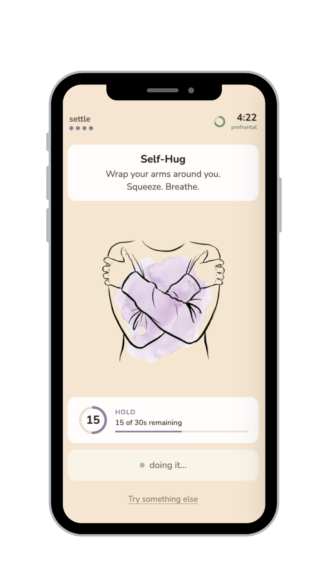 mirrah exercise selection screen showing personalized recommendations